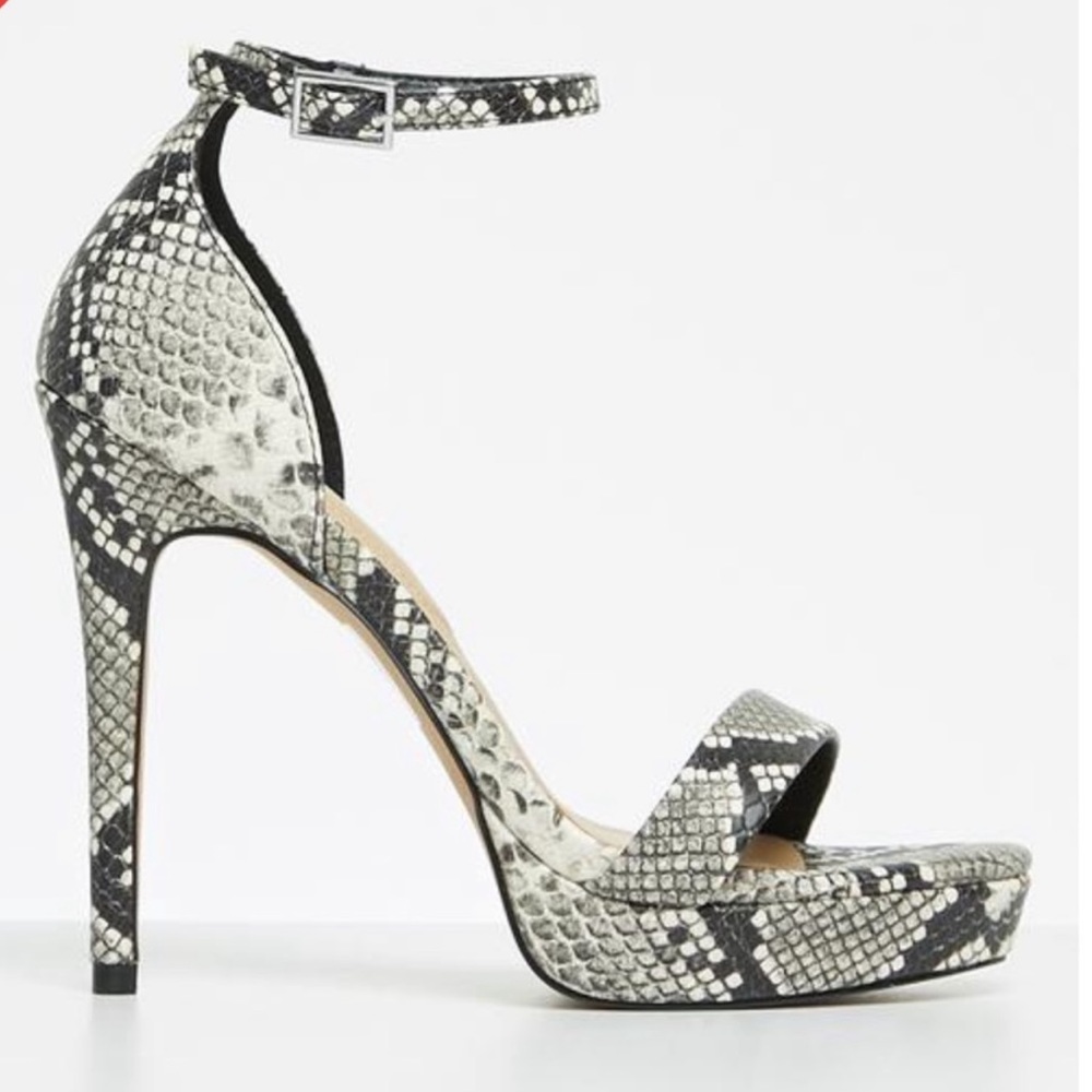 Aldo Snakeskin Varalith Platform High Heel Sandals